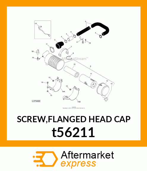 SCREW,FLANGED HEAD CAP t56211