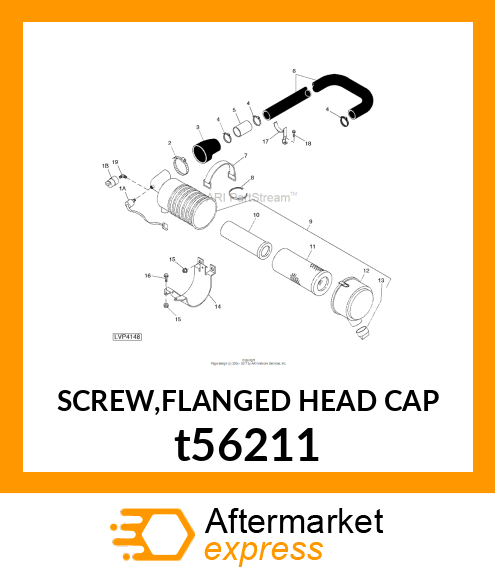 SCREW,FLANGED HEAD CAP t56211