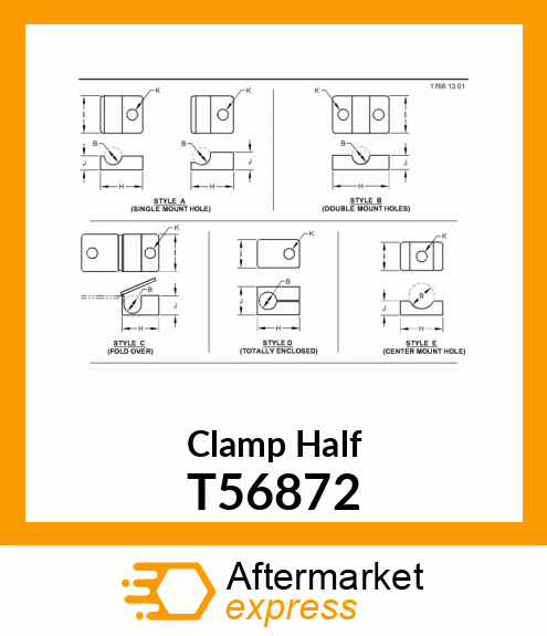 CLAMP,HALF T56872