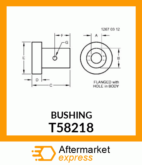 BUSHING T58218