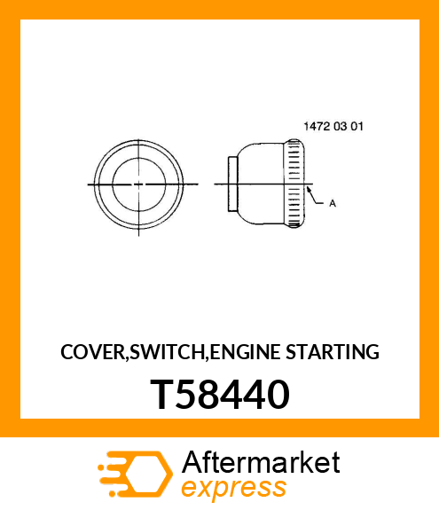 COVER,SWITCH,ENGINE STARTING T58440