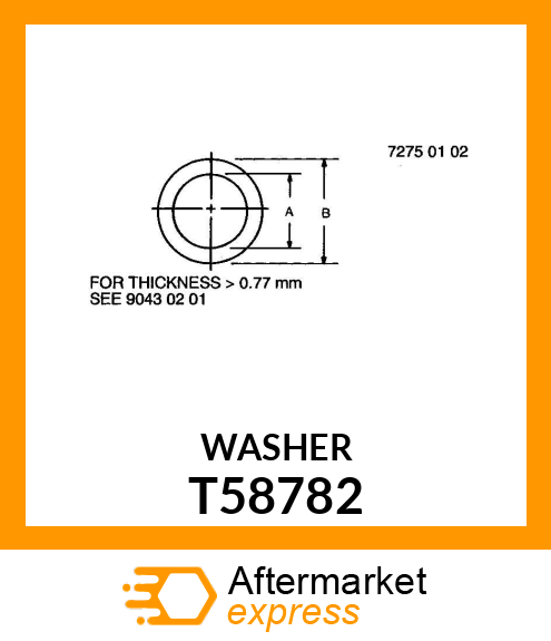 WASHER T58782