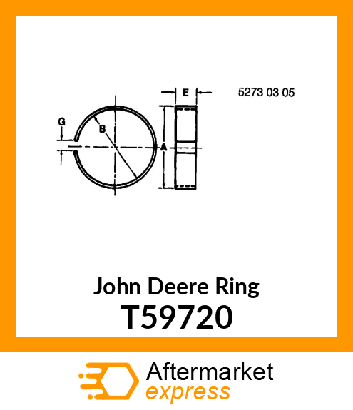 RING, METERING T59720