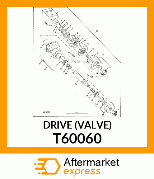 DRIVE (VALVE) T60060