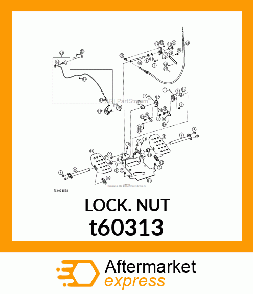 LOCK NUT, NUT, LOCK t60313