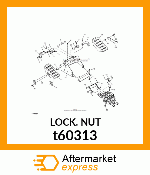 LOCK NUT, NUT, LOCK t60313