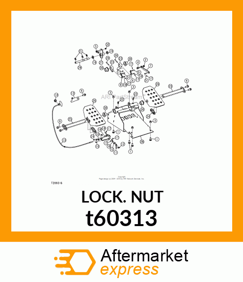 LOCK NUT, NUT, LOCK t60313