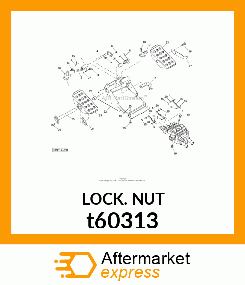 LOCK NUT, NUT, LOCK t60313