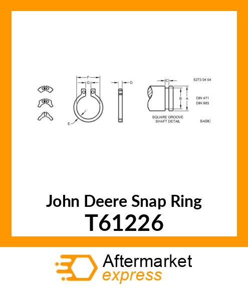 RING,SNAP T61226