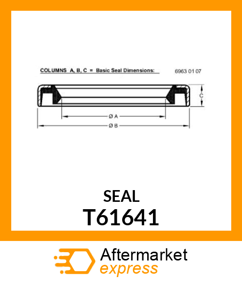 SEAL,SHAFT T61641