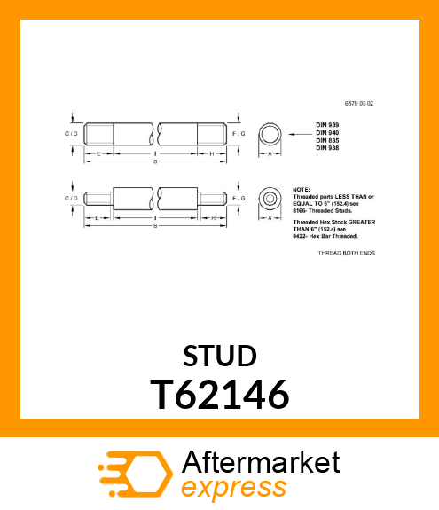 STUD T62146