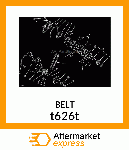 Belt t626t