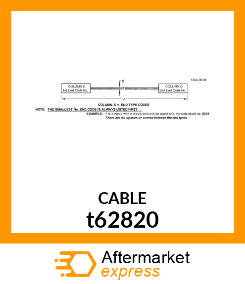 CABLE t62820