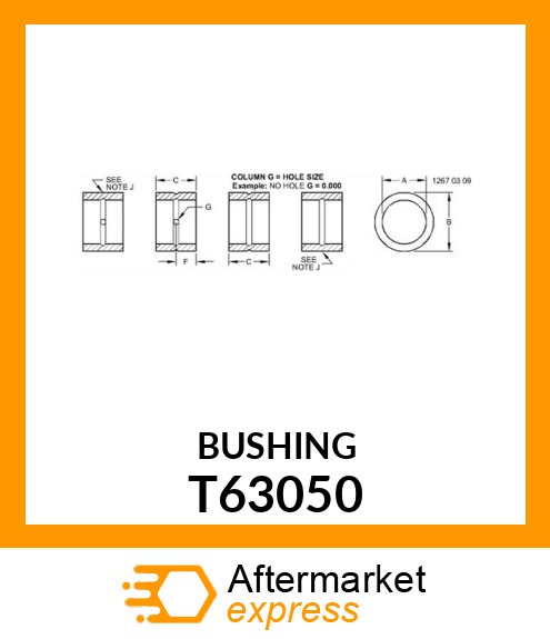 BUSHING T63050