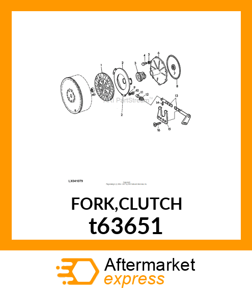 FORK,CLUTCH t63651