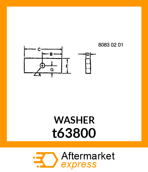 WASHER t63800