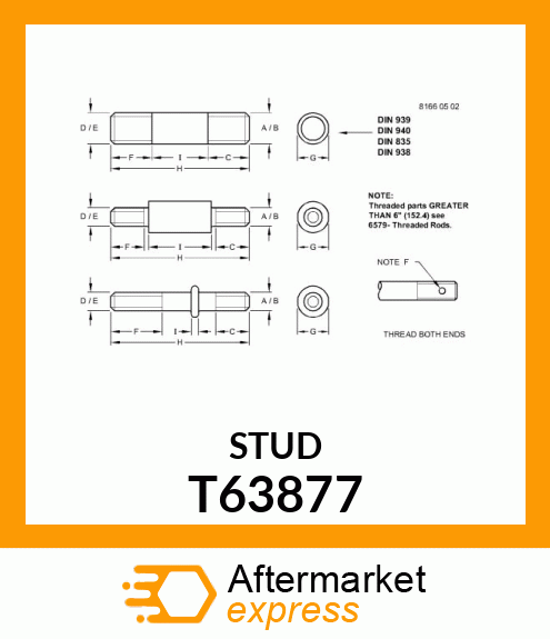 STUD T63877