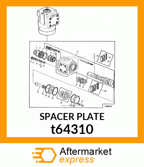 SPACER PLATE t64310