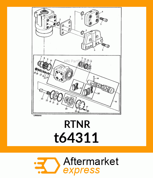 RETAINER,CHECK BALL t64311