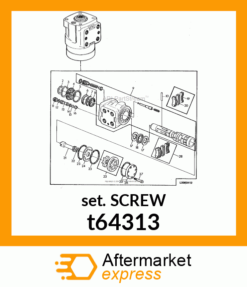 VALVE, STEERING t64313