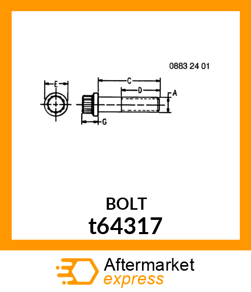 SCREW,CAP T64317