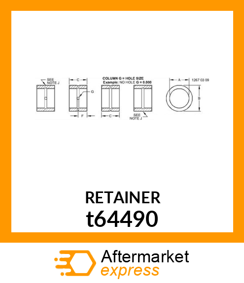 BUSHING t64490