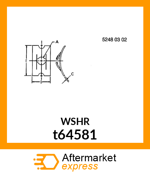 RETAINER, SCREW t64581