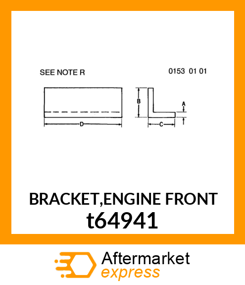 BRACKET,ENGINE FRONT t64941