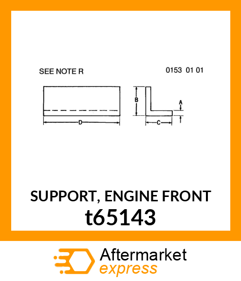 SUPPORT, ENGINE FRONT t65143