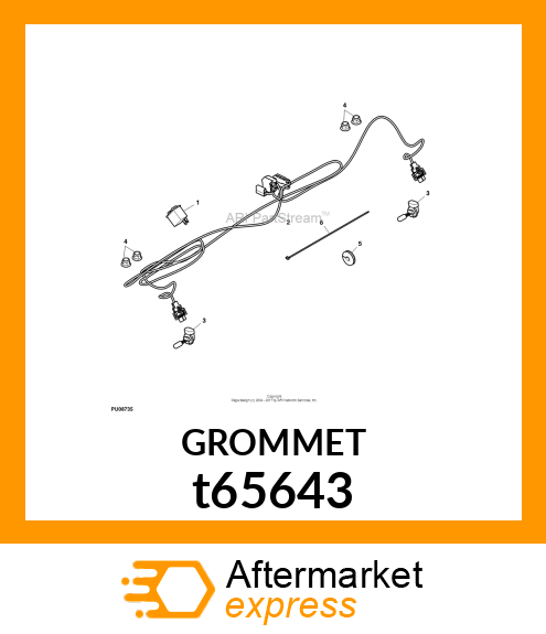 GROMMET GROMMET 25MM HOLE 9.5MM OD t65643