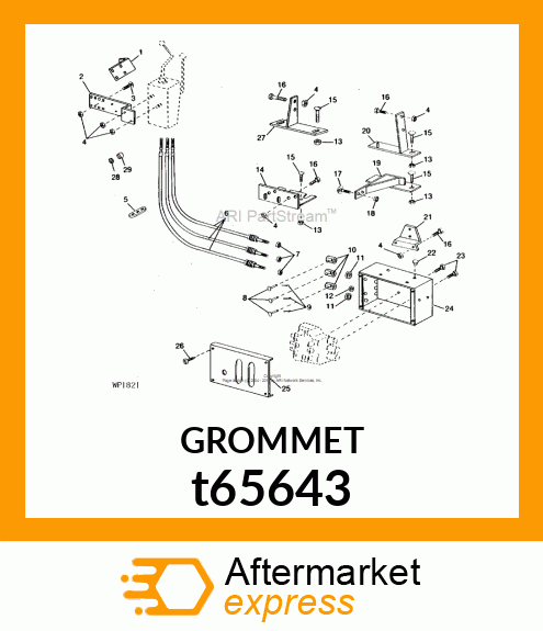 GROMMET GROMMET 25MM HOLE 9.5MM OD t65643