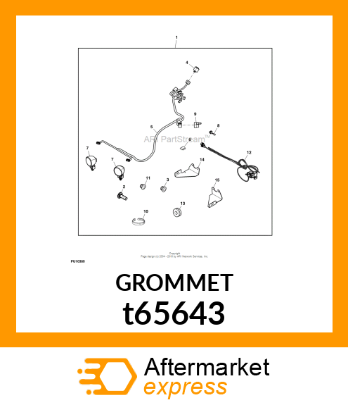 GROMMET GROMMET 25MM HOLE 9.5MM OD t65643