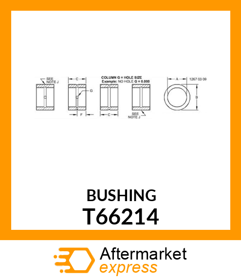 BUSHING T66214