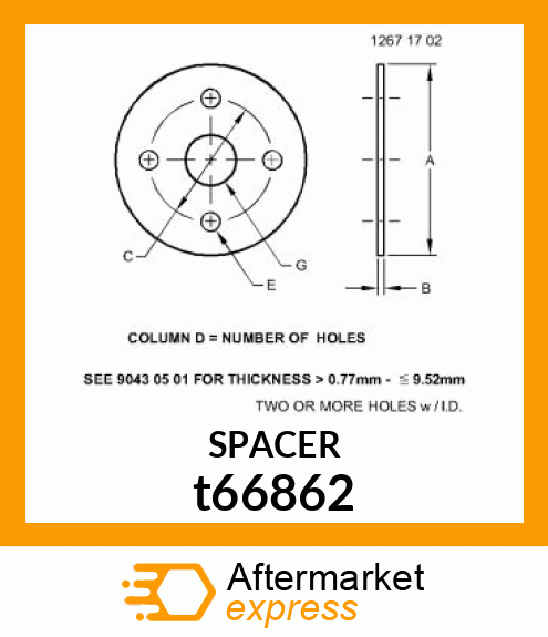 SPACER t66862