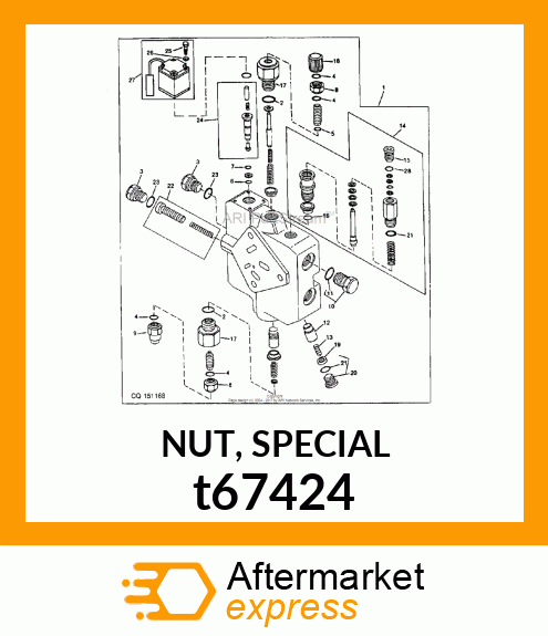 NUT, SPECIAL t67424