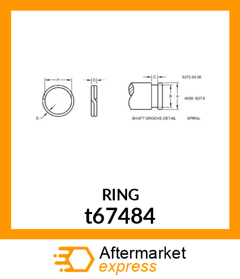 SNAP RING t67484