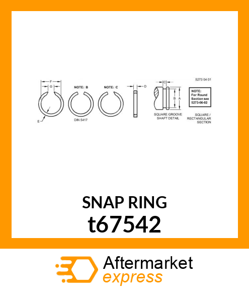 SNAP RING t67542