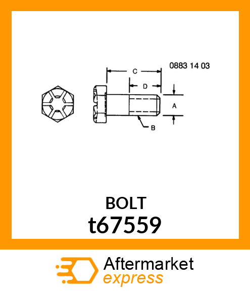 BOLT,SPECIAL t67559