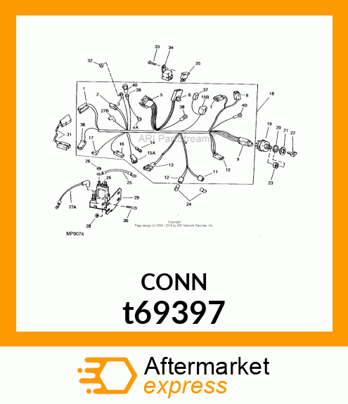 CONNECTOR, ELECTRIC TWO t69397