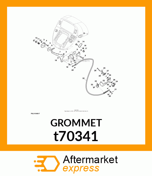 GROMMET, SPLIT t70341