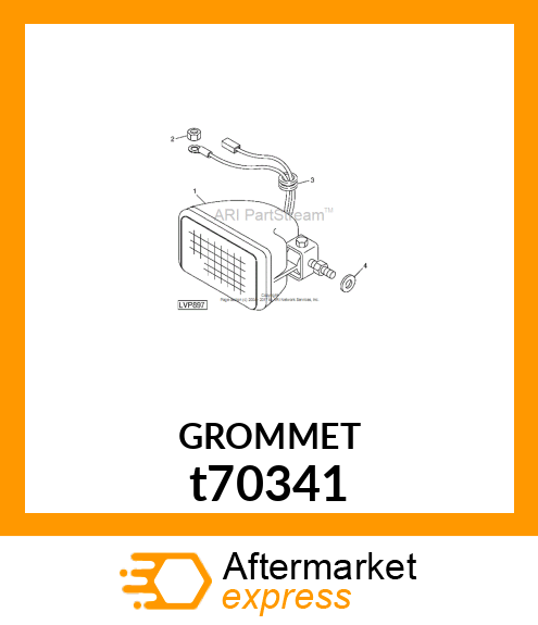 GROMMET, SPLIT t70341