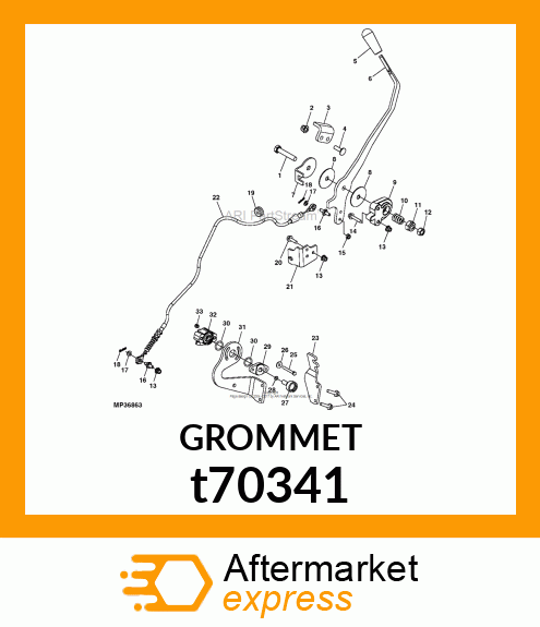 GROMMET, SPLIT t70341