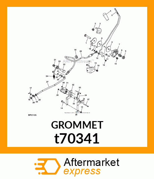 GROMMET, SPLIT t70341