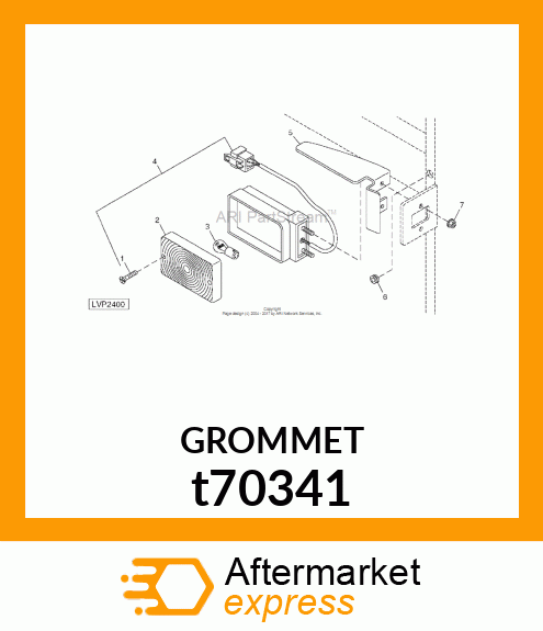 GROMMET, SPLIT t70341