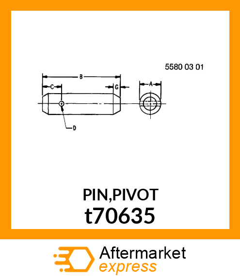 PIN,PIVOT t70635