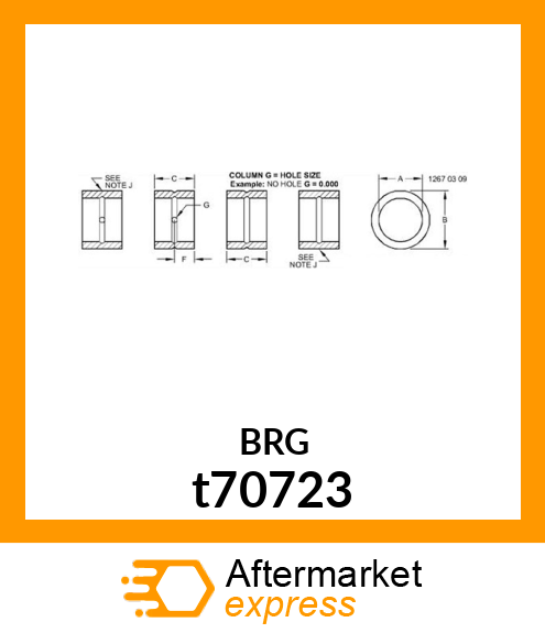 BUSHING t70723