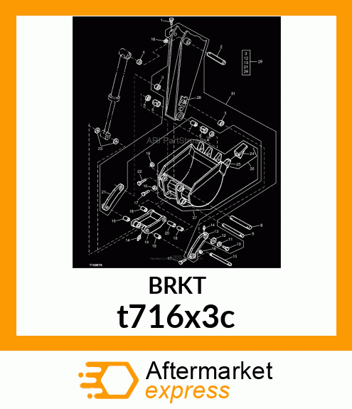 ADAPTER, WELD t716x3c