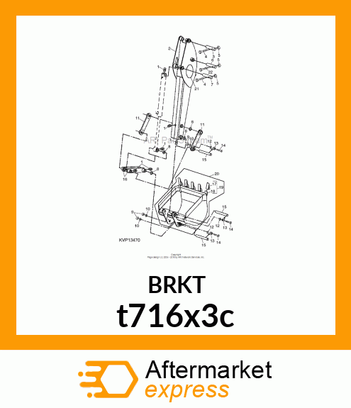 ADAPTER, WELD t716x3c