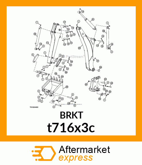 ADAPTER, WELD t716x3c