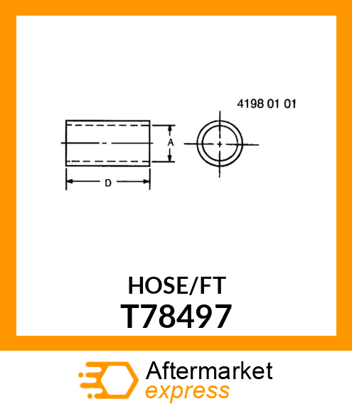 HOSE (Sold by inches) T78497